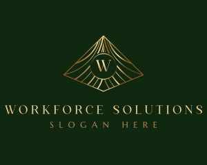 Pyramid Wealth Finance logo design