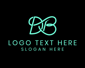 Elegant Minimalist Letter DB logo