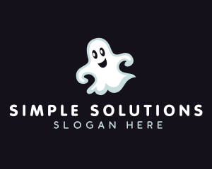 Halloween Ghost Costume Logo