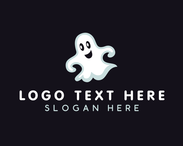 Ghost logo example 1