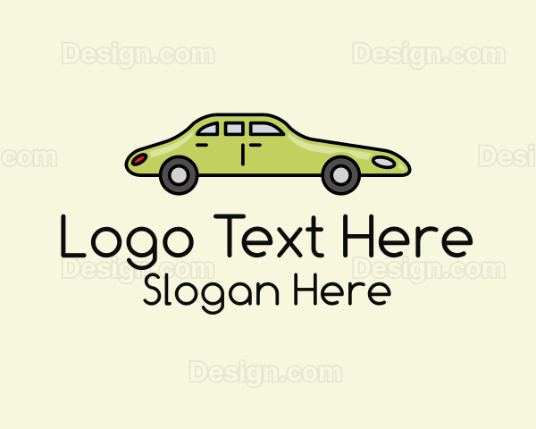 Green Long Car Logo