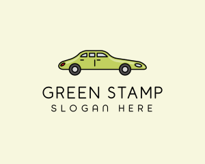 Green Long Car logo design