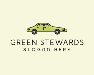 Green Long Car logo design