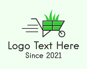 Garden Grass Wheelbarrow  logo