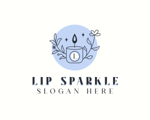 Scented Organic Candle logo design