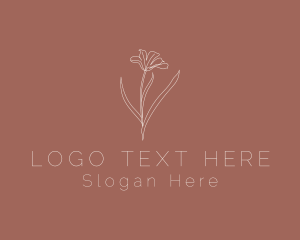 Minimalist Beauty Flower logo