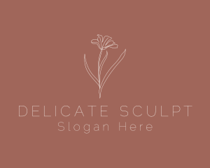 Minimalist Beauty Flower logo design