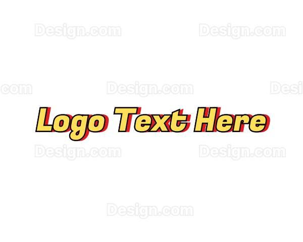 Retro Fun Comic Logo