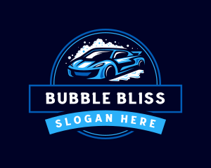 Car Wash Bubble logo