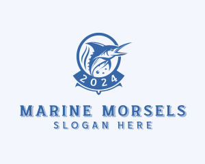 Blue Marlin Fisheries logo design