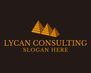 Egyptian Pyramid Finance  logo design