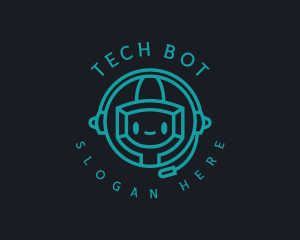 Digital Talk Robot logo design