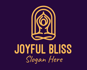 Meditation Yoga Wellness logo design