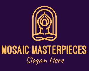 Meditation Yoga Wellness logo design