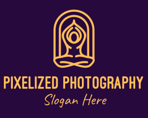 Meditation Yoga Wellness logo design