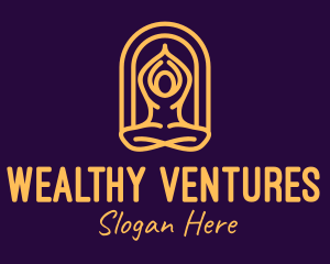 Meditation Yoga Wellness logo design