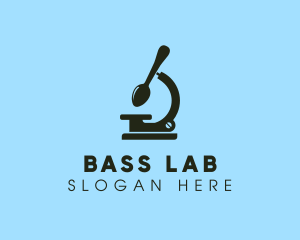 Spoon Microscope Laboratory logo design