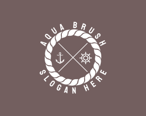 Marine Nautical Sailor logo design