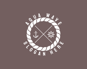 Marine Nautical Sailor logo design