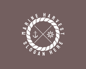 Marine Nautical Sailor logo design