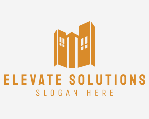 High Rise Apartment logo design