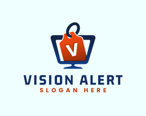 Computer Monitor Price Tag logo