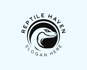 Wildlife Komodo Dragon logo design