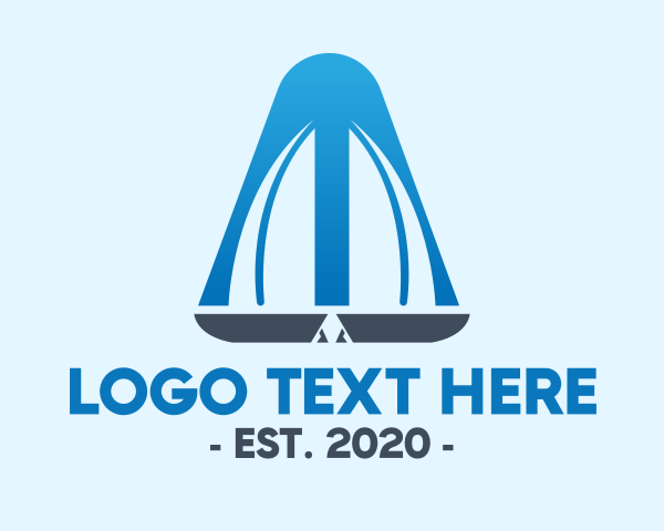 Sailboat logo example 4