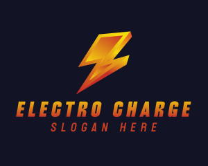 Electrical Lightning Bolt logo design