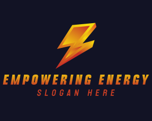 Electrical Lightning Bolt logo design