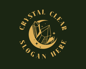 Lunar Luxury Crystals logo design