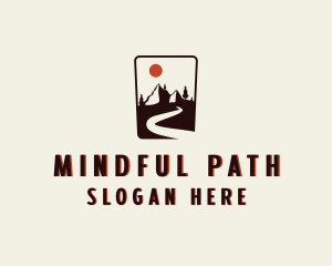 Mountain Pathway Road logo design