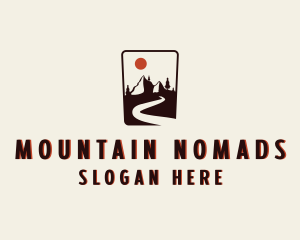 Mountain Pathway Road logo design