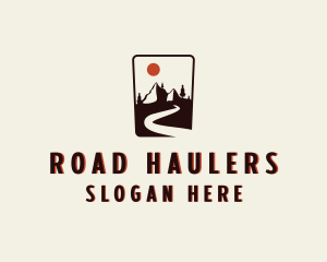 Mountain Pathway Road logo design