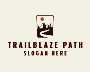 Mountain Pathway Road logo design