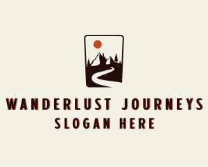 Mountain Pathway Road logo design