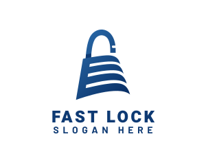 Security Padlock Passcode logo design