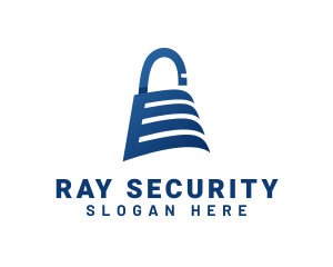 Security Padlock Passcode logo design