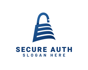 Security Padlock Passcode logo design