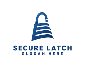 Security Padlock Passcode logo design