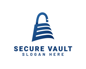 Security Padlock Passcode logo design