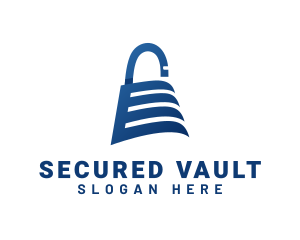 Security Padlock Passcode logo design