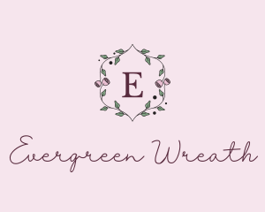 Flower Wreath Boutique logo design