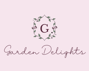 Flower Wreath Boutique logo design