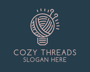 Crochet Needlecraft Thread  logo design