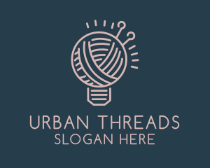 Crochet Needlecraft Thread  logo design