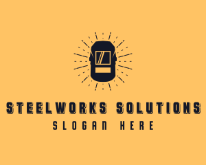 Welder Restoration Ironworks logo design