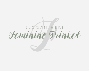 Feminine Beauty Brand logo design