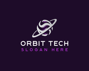 Planet Orbit Technology logo design