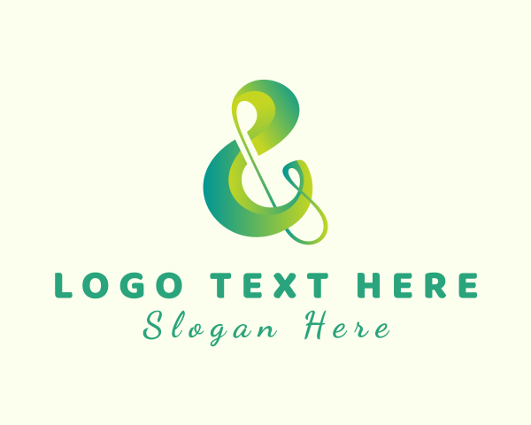 Green logo example 2